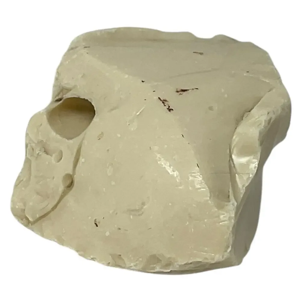 Cream Opaque Art Glass Cullet Slag‎ Glass #5XL95
